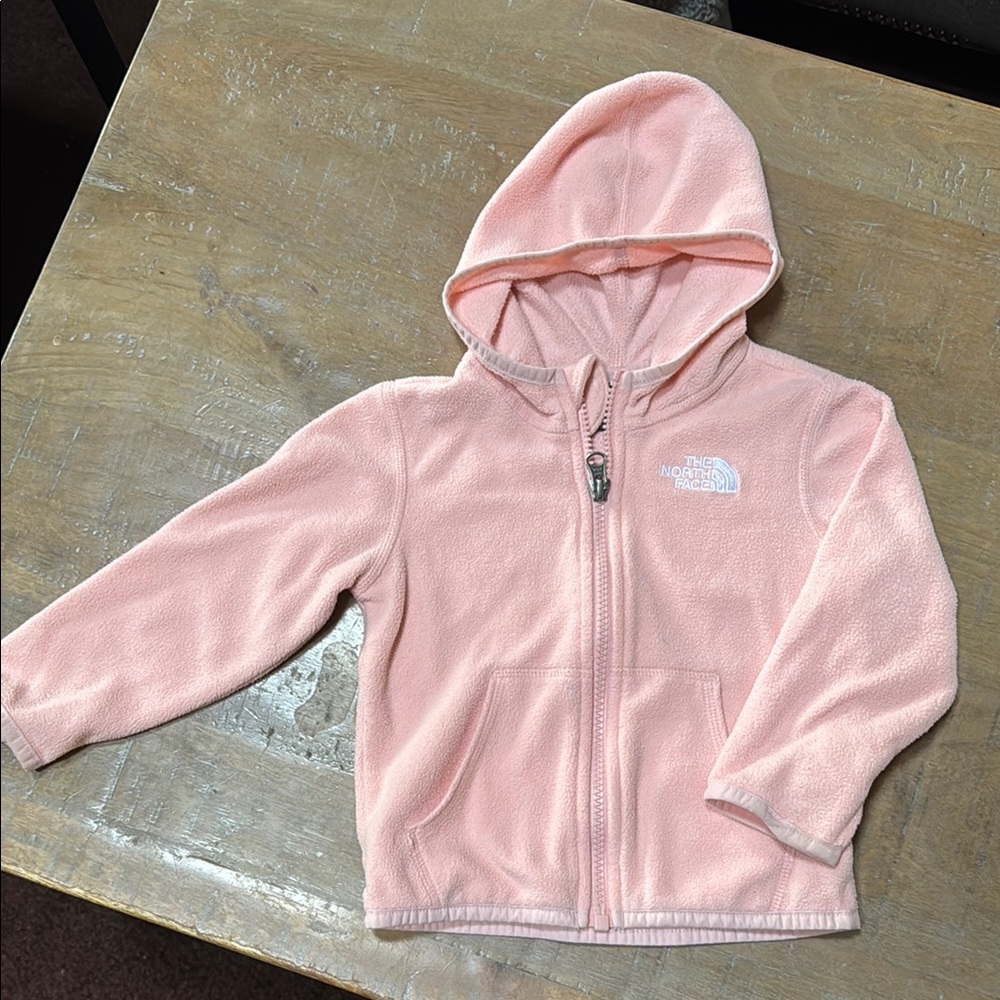 The North Face Pink Fleece Hoodie